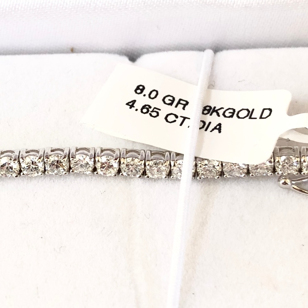 4.65ct Diamond Bracelet CLEAROUT SALE -RRP $28,580